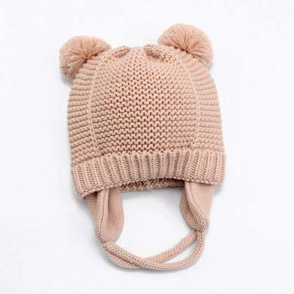 Winter Baby Girls Beanie Infant Toddler Warm Hat for Boys Knitted Baby Beanies - Picture 1 of 2